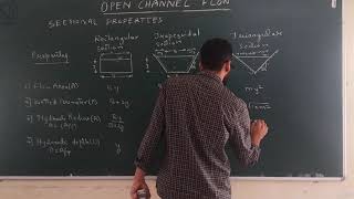 Open Channel Flow  6 Flow Area A Wetted Perimeter P Hydraulic Radius R and Hydraulic Depth D [upl. by Melville]