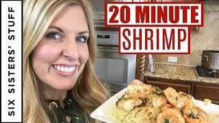 The BEST Shrimp Scampi Recipe LIVE 20 minutes from Start to Finish [upl. by Buyse]