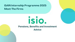 Meet The Firms Isio [upl. by Onitram]