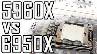 5960x vs 6950x haswelle vs broadwelle Standard ClockOverclocked [upl. by Forta439]