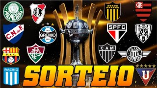 LIBERTADORES 2024  SORTEIO DOS GRUPOS [upl. by Immaj82]