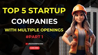 1 Top Startup Companies Hiring Freshers  Work From Home Jobs  Freshers Jobs  IT Jobs [upl. by Dohsar401]