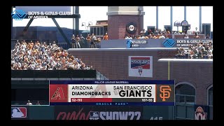 The Show 22 Full Match  Arizona Diamondbacks vs San Francisco Giants  Simulation [upl. by Eeneg357]