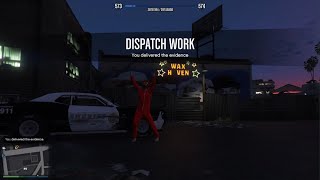 GTA Online  Dispatch Work Officer Monitored [upl. by Linad]