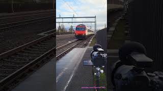 Züge filmen bei Rupperswil im Kanton Aargau [upl. by Suraved670]