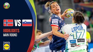 What a battle in Ljubljana  Norway vs Slovenia  Highlights  MR  Women’s EHF EURO 2022 [upl. by Nyrmac]