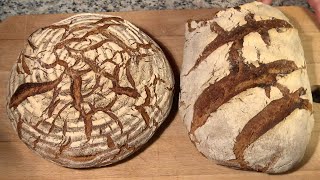 Roggenbrot mit dreistufiger Sauerteigführung [upl. by Florida]