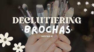 ¡Se acaba el año Toca eliminar  Decluttering colección de maquillaje  Brochas 💖 [upl. by Akeirahs]