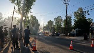 lake elsinore ca fire in the groves 10172023 [upl. by Eedrahc]