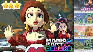 Mario Kart 8 Deluxe Pauline Gameplay Mushroom Cup 3 Stars [upl. by Mccurdy247]