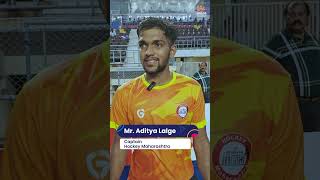 Aditya Lalge Captain of Hockey Maharashtra shares his biggest takeaway from todays match [upl. by Akitahs]