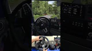 Overtaking in Narrowest Road 😰🤯 eurotrucksimulator2 ets2 renault germany shorts [upl. by Phillis]