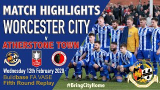 Worcester City 1 Atherstone Town 1 FAVASE Replay and Pens [upl. by Nnairb160]