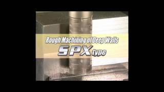 SPX Indexable Mills for Deep Shoulder Milling from Mitsubishi Materials [upl. by Ailalue]