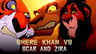 shere khan vs scar and zira [upl. by Blaire]