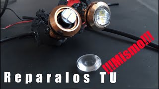 APRENDE A REPARAR FAROS LED  Auxiliares LED Para Motocicleta Jazo Biker [upl. by Yltneb]