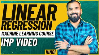 Linear Regression Explained in Hindi ll Machine Learning Course [upl. by Sanalda]