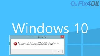 Fix Xinput13dll is missing error in Windows 10 [upl. by Alleirbag]