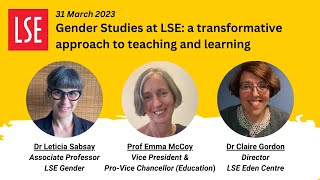 Gender Studies at LSE a transformative approach to teaching and learning [upl. by Assenay]