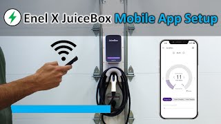 Enel X JuiceBox Level 2 EV Charger Mobile App Setup [upl. by Lahsiv]