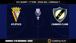 Basquetebol  Atlético x Carnide Clube [upl. by Hayouqes929]