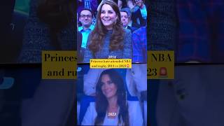 Princess kate attended rugby Final and NBA game basketball with william USA shorts katemiddleton [upl. by Poole]