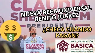 CONFIRMADO Nueva Beca Universal Secundaria Junio 2024 ¿Checa cuándo Pagan [upl. by Lledra]