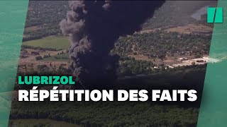 Une usine Lubrizol prend feu aux ÉtatsUnis 20 mois après la catastrophe de Rouen [upl. by Gnilyarg]