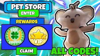 ALL WORKING SECRET CODES IN 🐾PET STORE TYCOON🐾 October 2021 PET STORE TYCOON CODES [upl. by Adlog128]