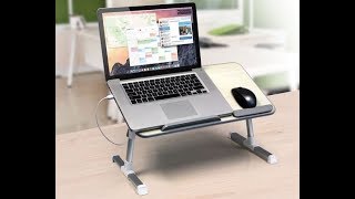 Laptop Cooling Table from Aluratek Review [upl. by Nosmoht704]