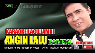 KARAOKE LAGU JAMBIANGIN LALURADINALOfficial Music JM Management [upl. by Enohpesrep]