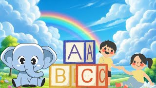 ABC song part 1  alphabet song  English cartoon for learning  phonics songs [upl. by Freya41]