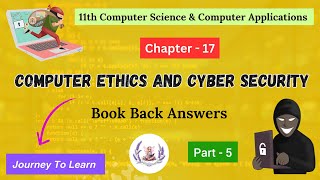 11th CS amp CA  Part  5  Chapter 17 ➡️ Book Back Answers  samacheerkalvi tamil [upl. by Ahsiekahs509]