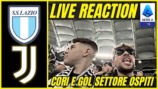 🤬 VERGOGNA INCULTI AL 93’… LAZIO  JUVENTUS 10  SETTORE OSPITI STADIO OLIMPICO REACTION [upl. by Katey]