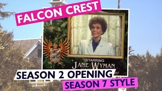 Falcon Crest Season 2 Opening Season 7 style [upl. by Britt]