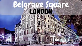 Belgrave Square London Virtual Walk Belgravia Walk With Us [upl. by Henning]