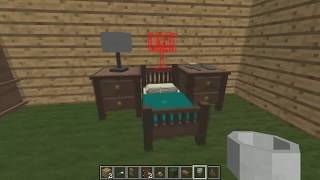 MINECRAFT BATALHA DE DECORAÇÃO DE UM QUARTO MÃE VS FILHO [upl. by Pierpont959]