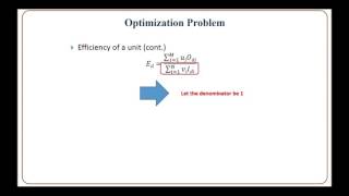 Investment efficiency Data Envelopment Analysis DEA – Linear programming [upl. by Felise344]