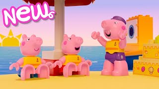 Peppa Pig Tales ⛱️ The Desert Island 🏝️ LEGO DUPLO Peppa Pig Episodes [upl. by Eirot]