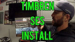 Timbren SES Suspension Enhancement System Install [upl. by Airdnoed]