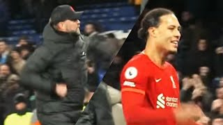 Van Dijk enjoys it when Klopp does his fist pumps [upl. by Sachiko]