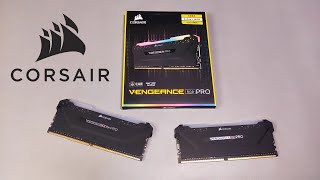 Corsair Vengeance RGB Pro 16GB DDR4  Unboxing and Quick Look [upl. by Nirrep]