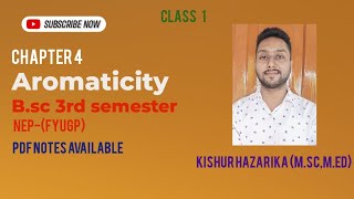 Aromaticity 01  Introduction amp Huckels rule  BSc 3rd semester FYUGP Gauhati University [upl. by Crellen]