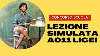 concorso scuola tutorial lezione simulata a011 [upl. by Mccartan432]