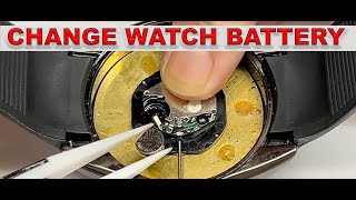 Change Watch Battery Replacement quartz movement replace Pila reloj DIY tutorial [upl. by Massab]