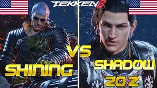 TEKKEN 8 ▰ SHINING Bryan Fury Vs SHADOW 20z Rank 1 Claudio ▰ Ranked Matches [upl. by Attenwahs]