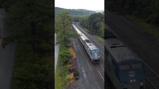 Amtrak with 2 private cars and an NS intermodal [upl. by Godfrey]