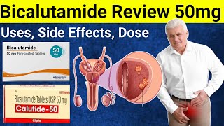 Bicalutamide 50 mg prostate cancer in hindi  Bicalutamide tablets 50 mg  Uses Side Effects Dose [upl. by Pavia]