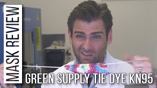 Its Super Soft  Green Supply Tie Dye KN95 Review [upl. by Anilatsyrc]