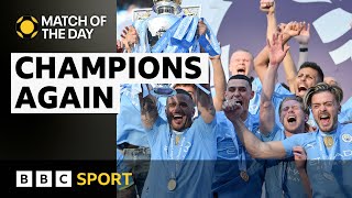 Manchester City win four Premier Leagues in a row  Match of the Day  BBC Sport [upl. by Aura]